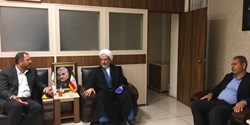 دیدار نمایندگان فریدونشهر و فلاورجان با رئیس شورای عالی استان ها