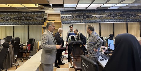 بازدید رئیس شورای عالی استان ها از تحریریه خبر خبرگزاری صدا و سیما